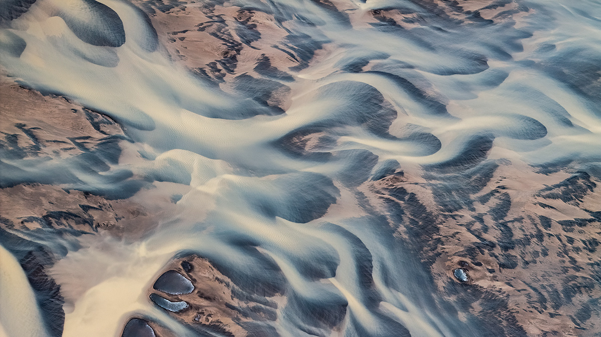 Kaldalón glacier river