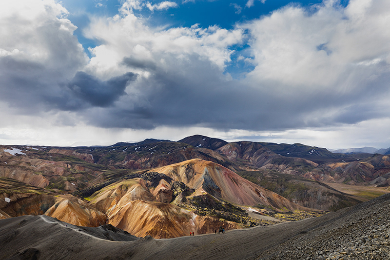 The view from Bláhnúkur to Brennisteinsalda