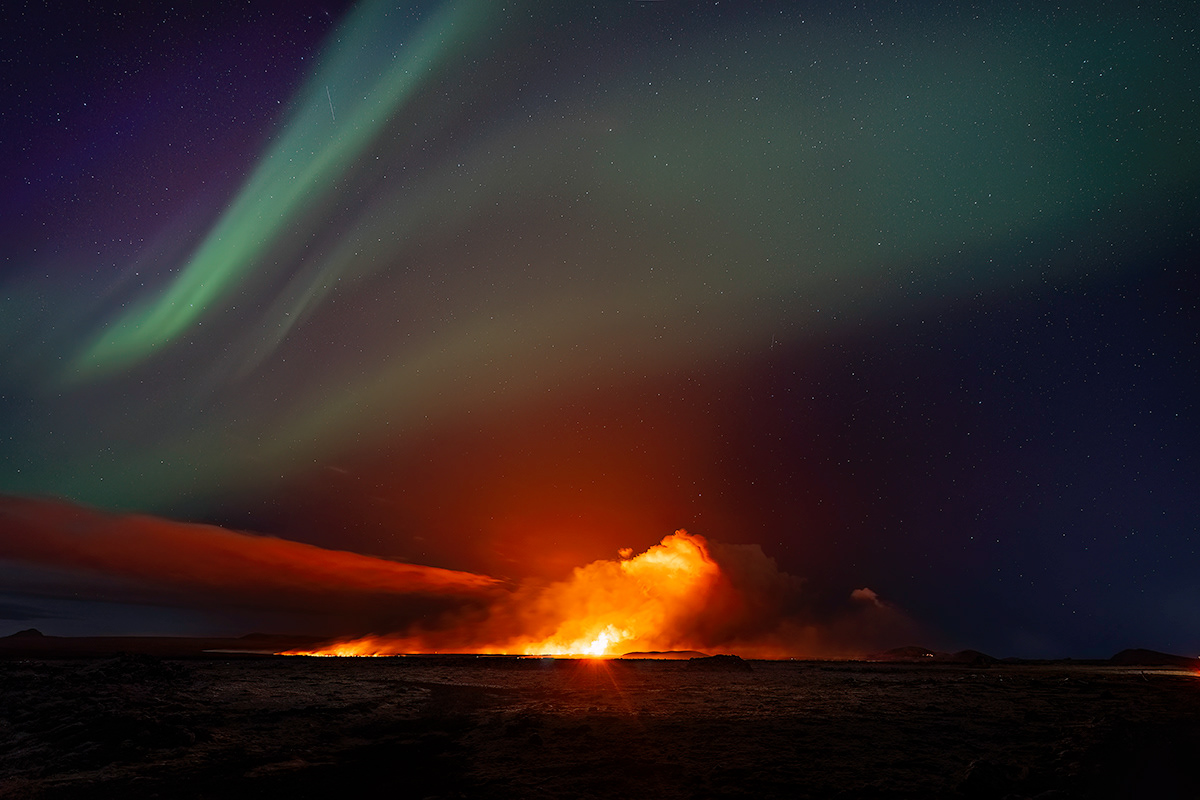 Eruption at Reykjanes