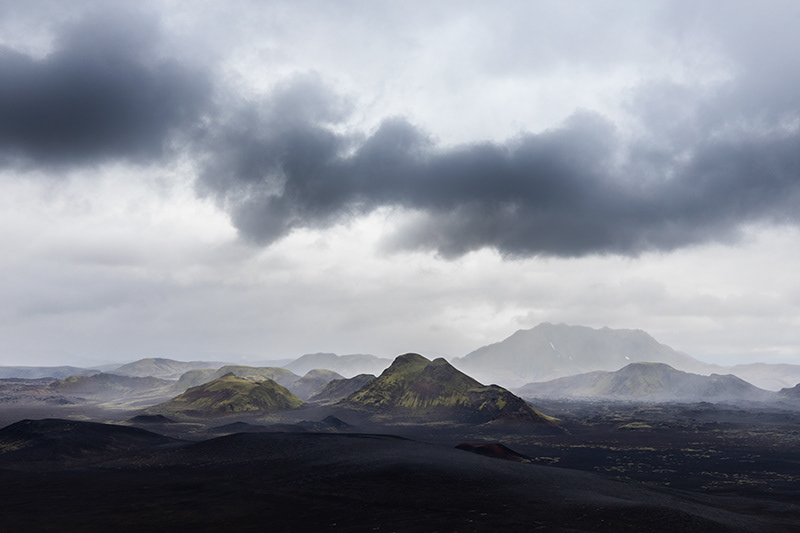 Misty view in the highland