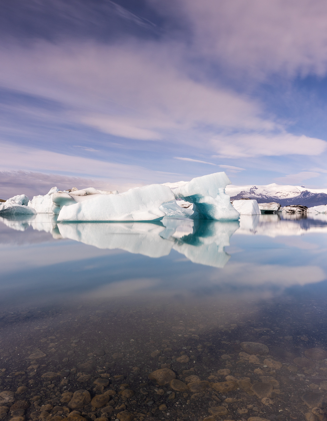 Floating icebergs
