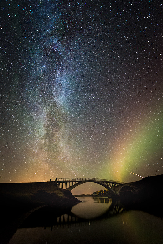 Old bridge over Hvítá
