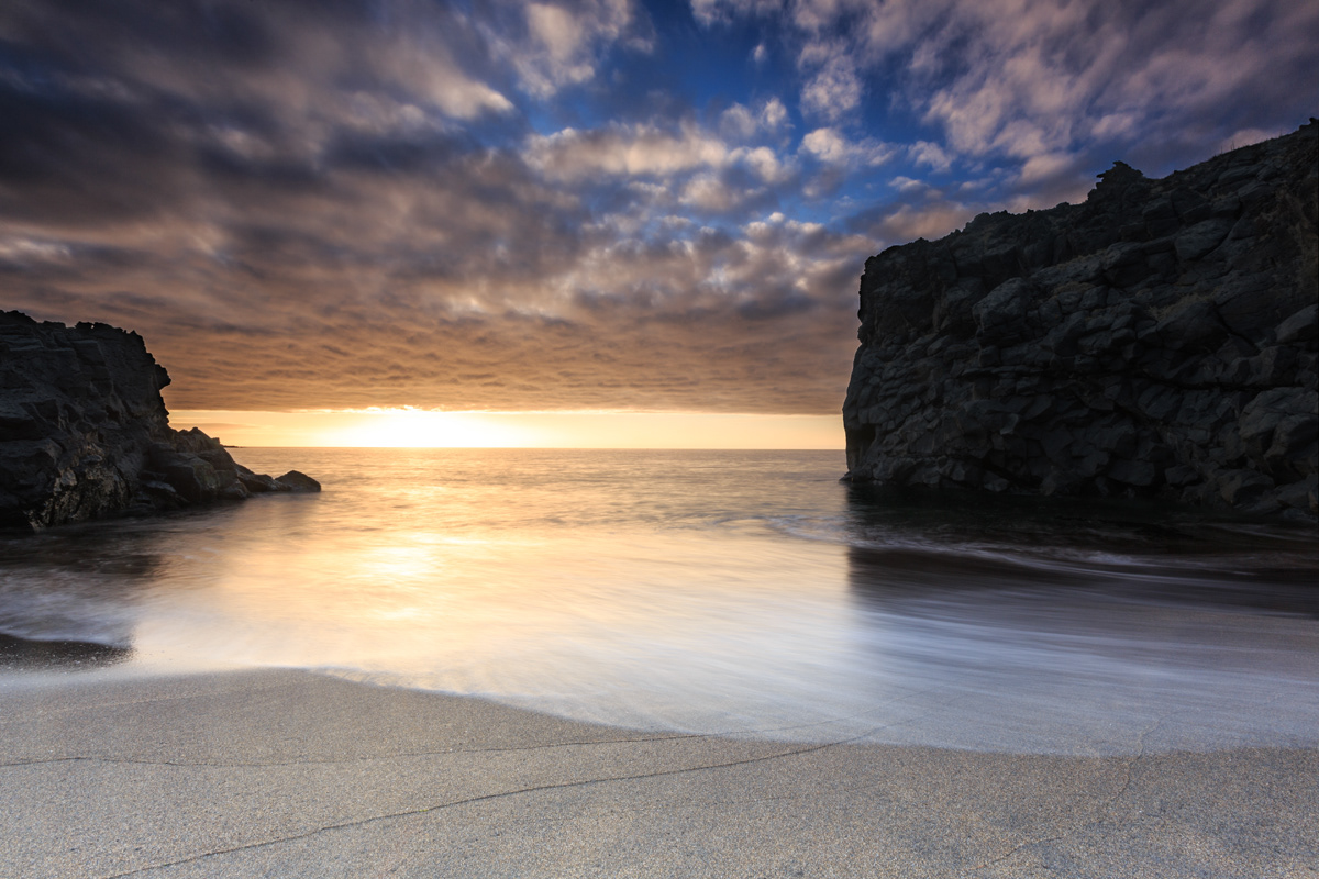 Golden beach Skarðsvík