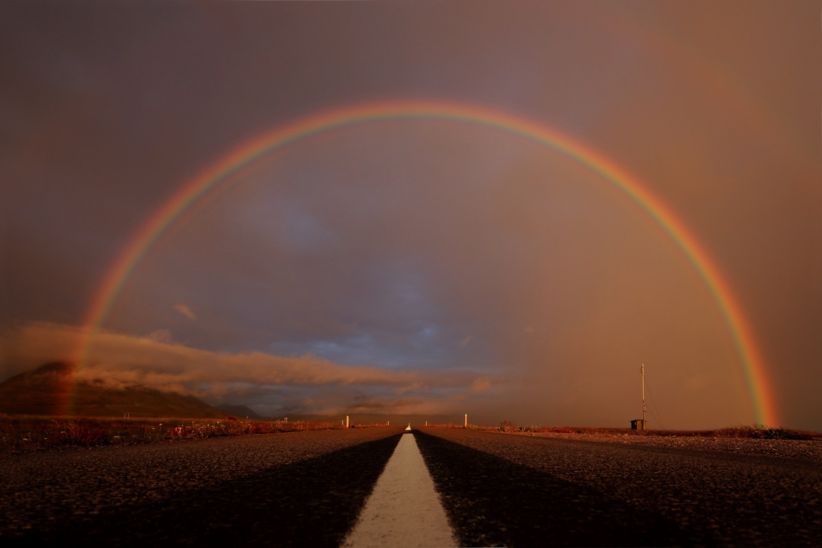 Rainbow in Hofsós