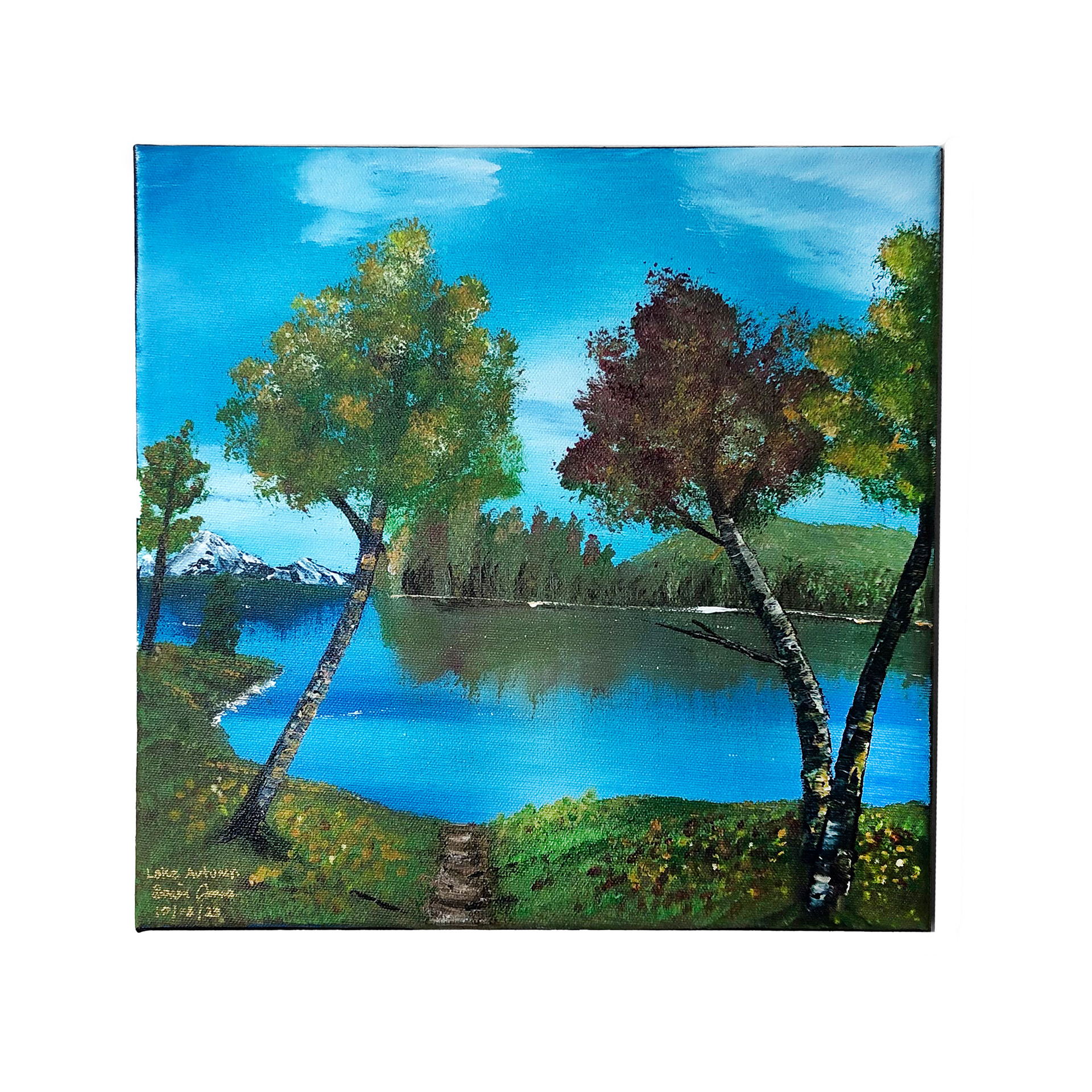 Lake Autumn 12x12