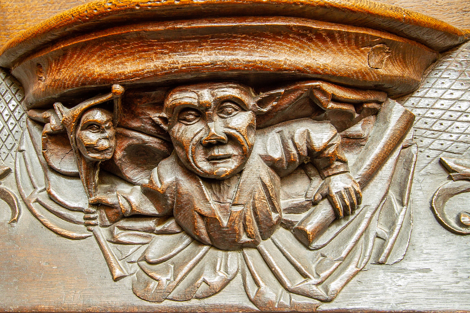 Misericord, Christchurch Priory