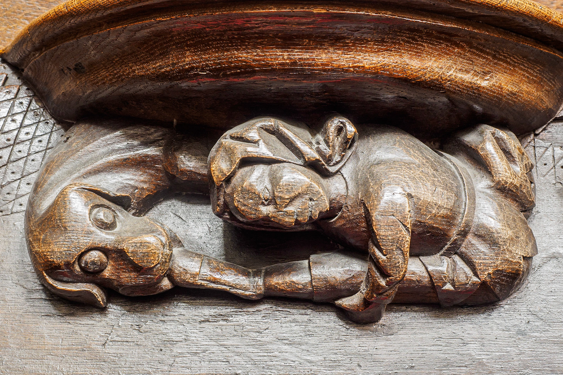 Misericord, Christchurch Priory
