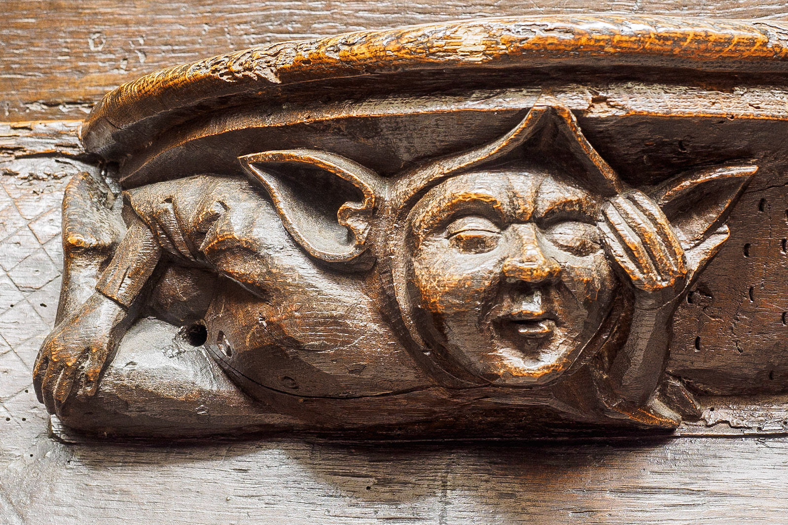 Misericord, Christchurch Priory