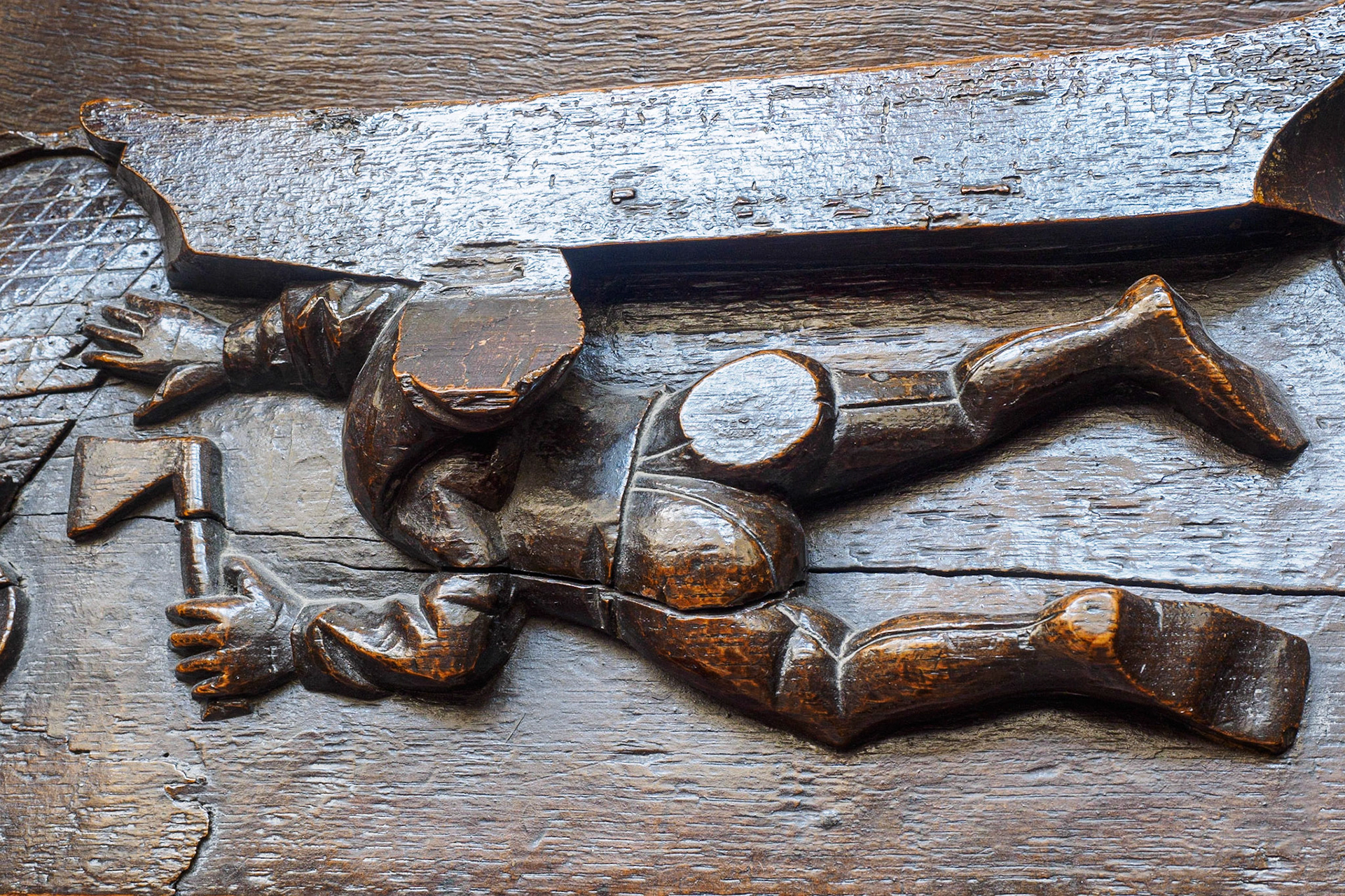 Misericord, Christchurch Priory