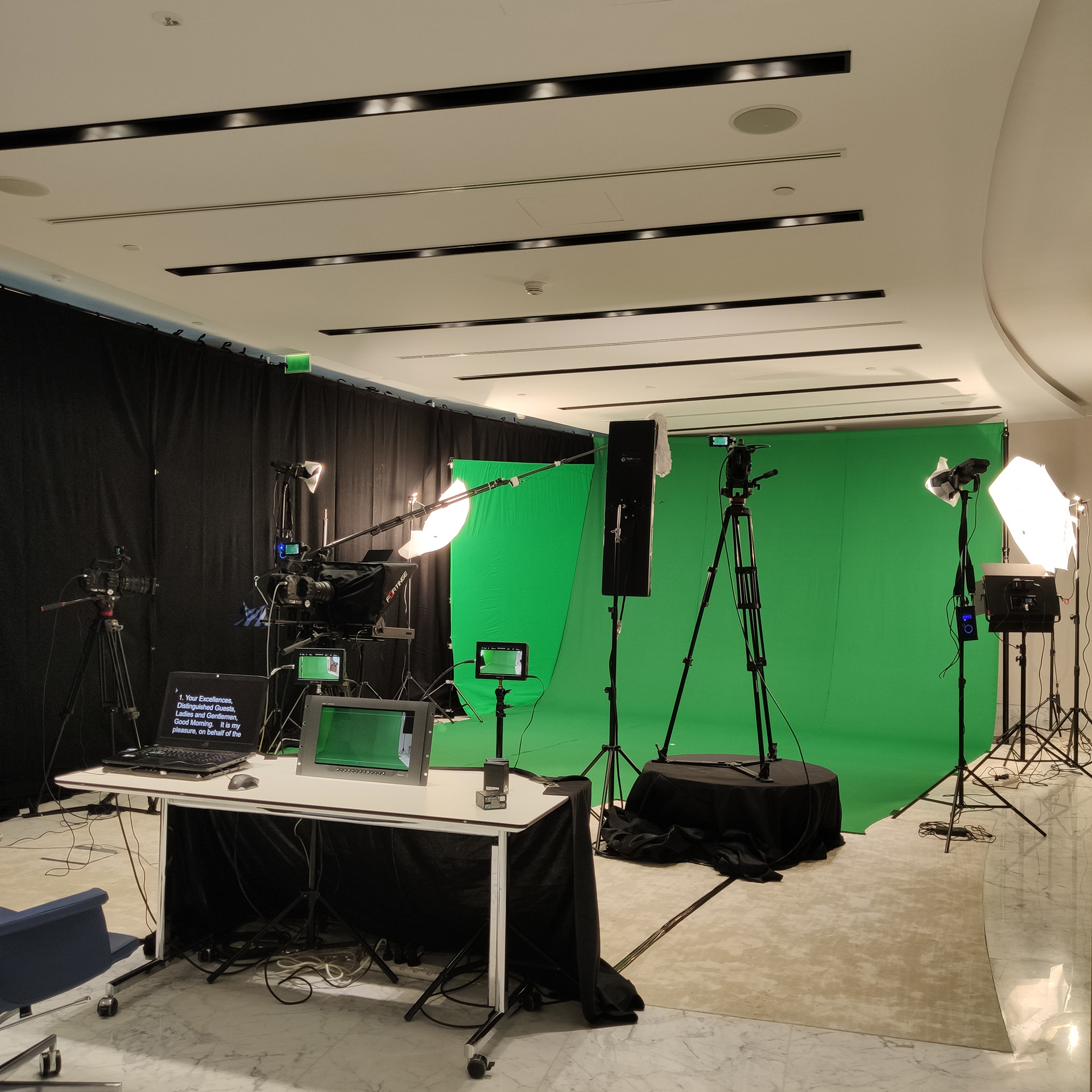 Interview Setup for Virtual Event