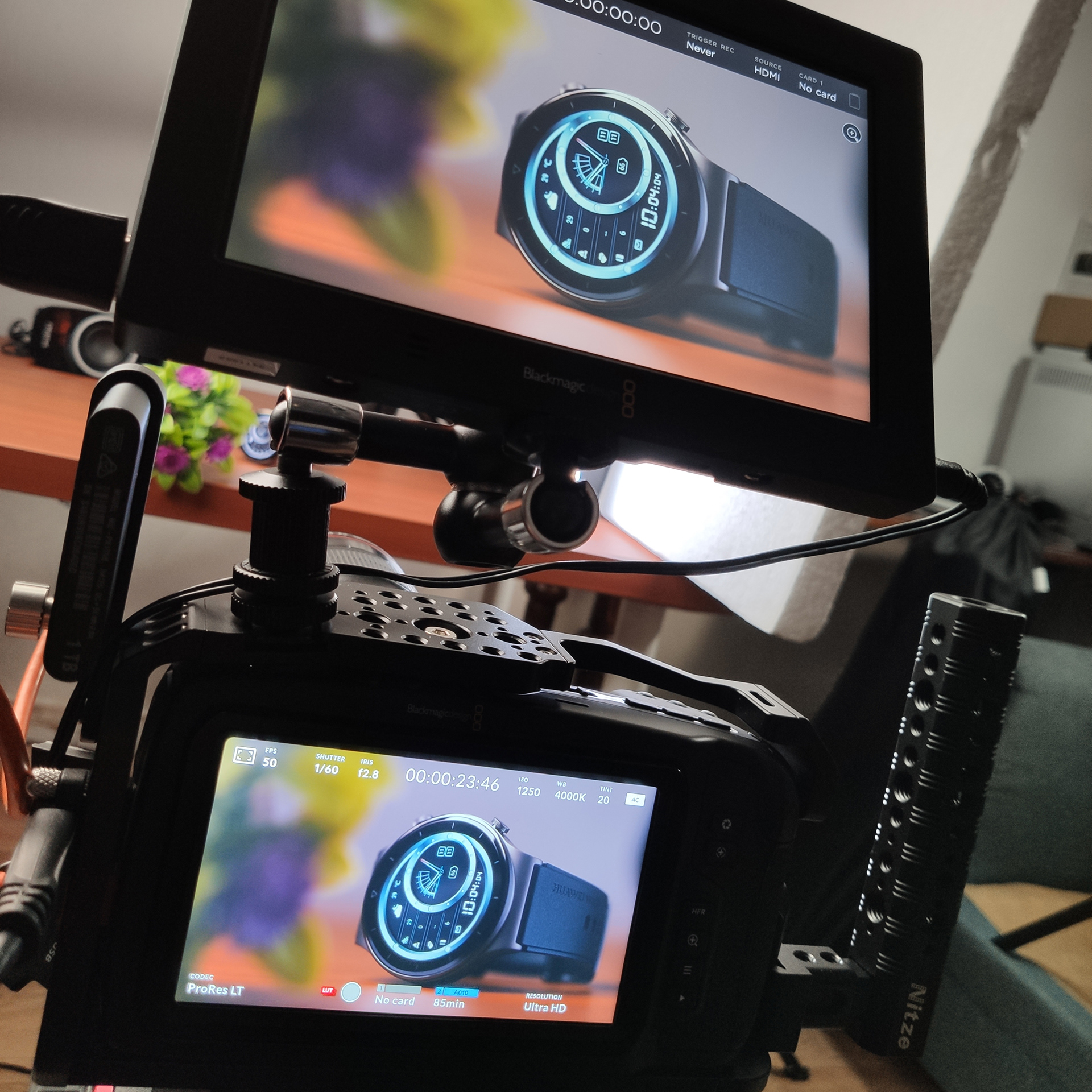 Product demo video shooting