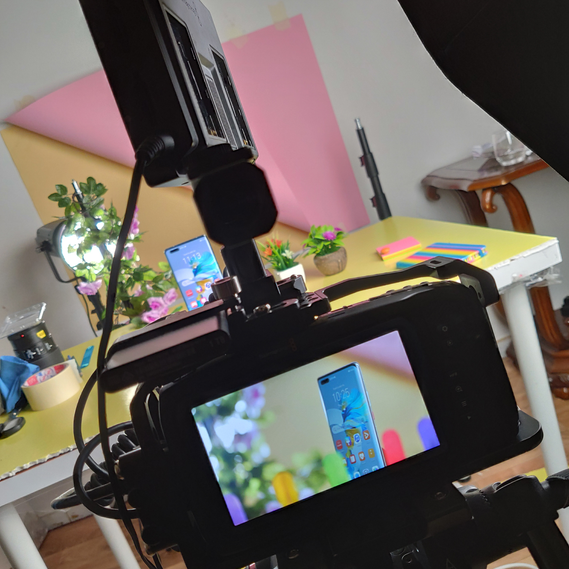 Product demo video shooting