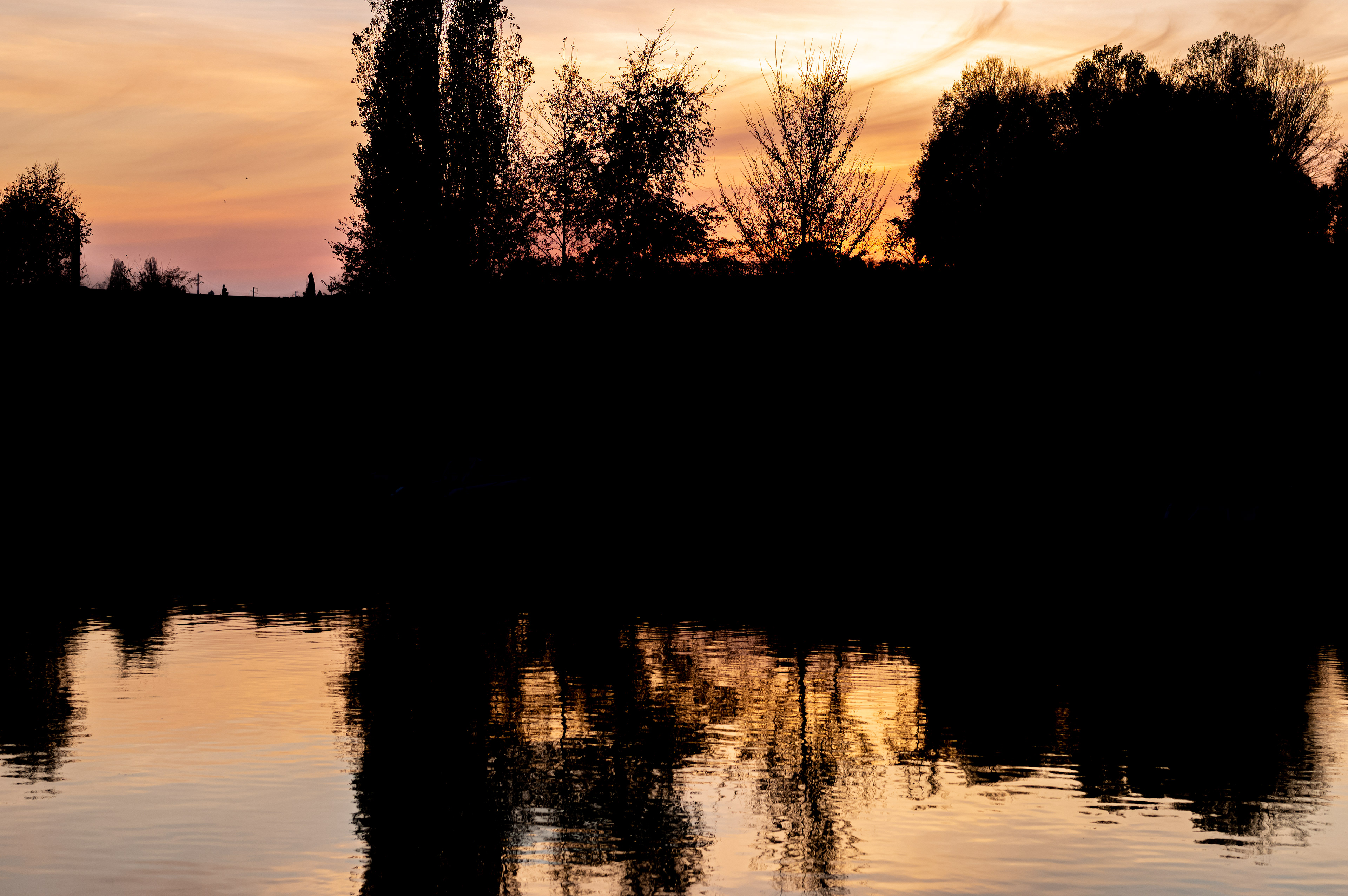 Tramonto sul Mincio