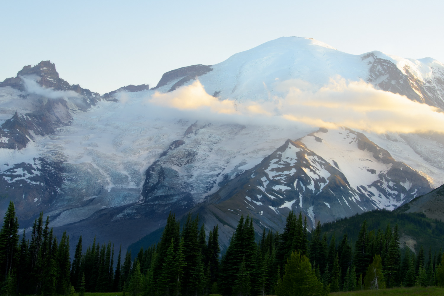 Sunset on Mt. Rainier
