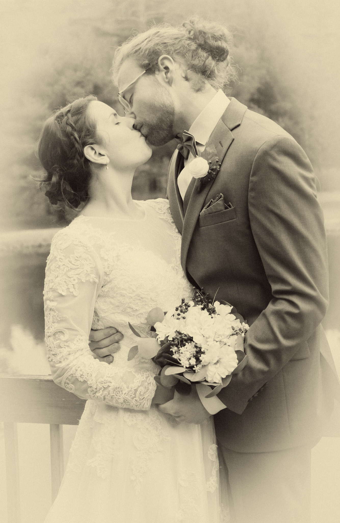 D+E:wedding photo for family friends
