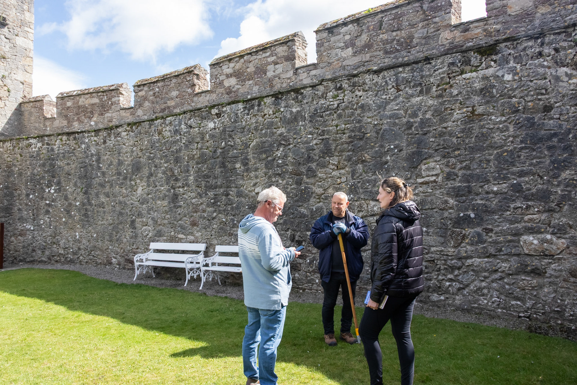 Cahir Castle inner ward