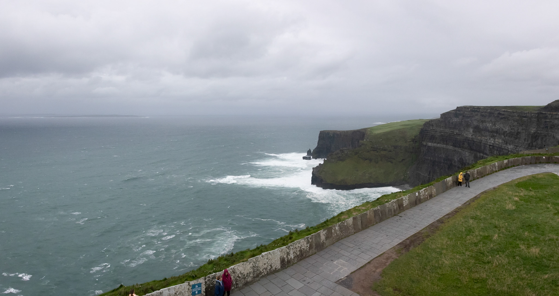 View from tower, Cliffs of Moher