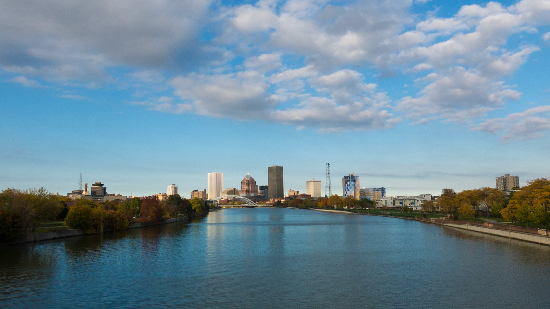 Downtown from Ford Street bridge