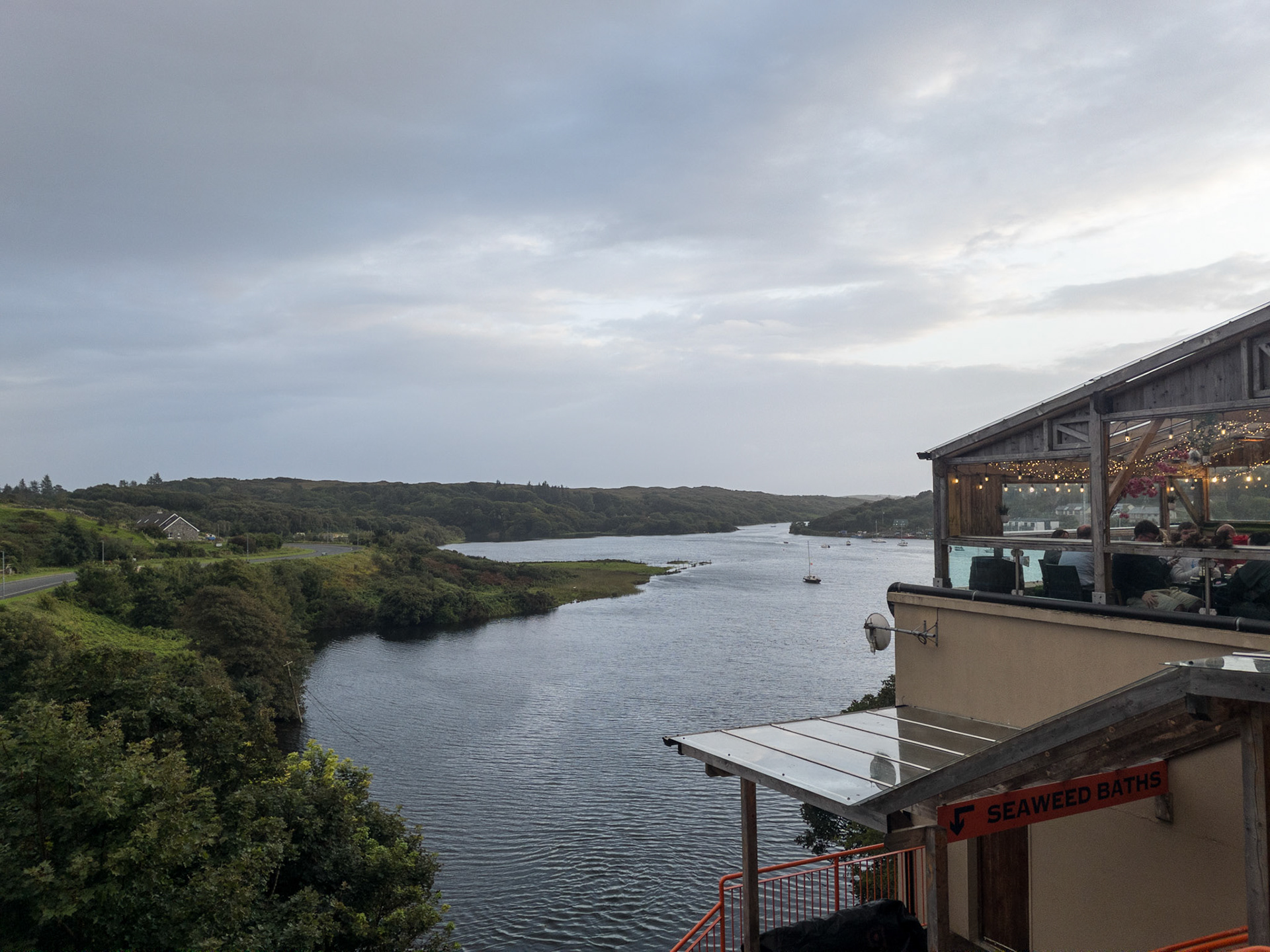 View from Ravi's in Clifden