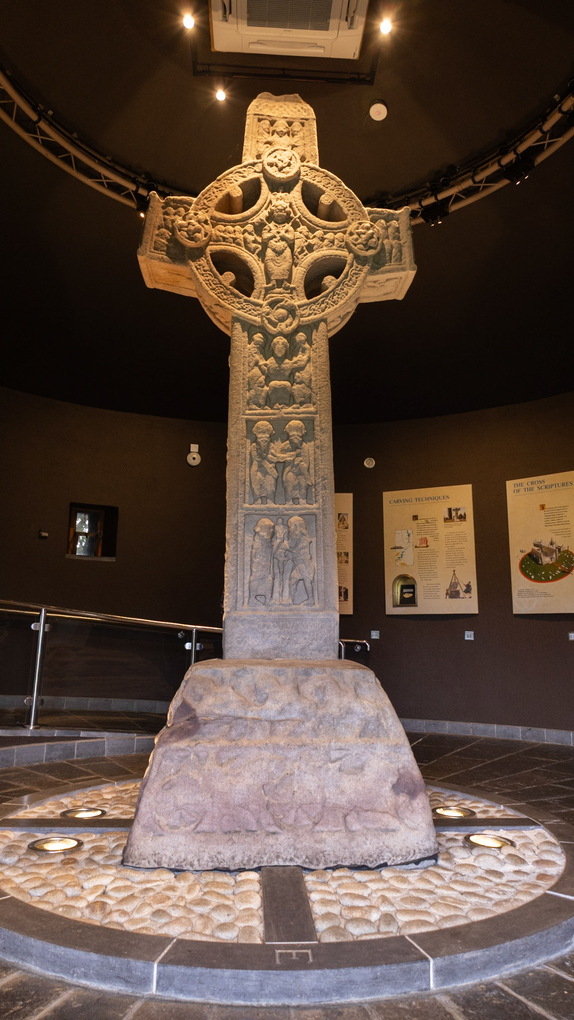 Clonmacnoise Monastic Site: High cross (reverse)