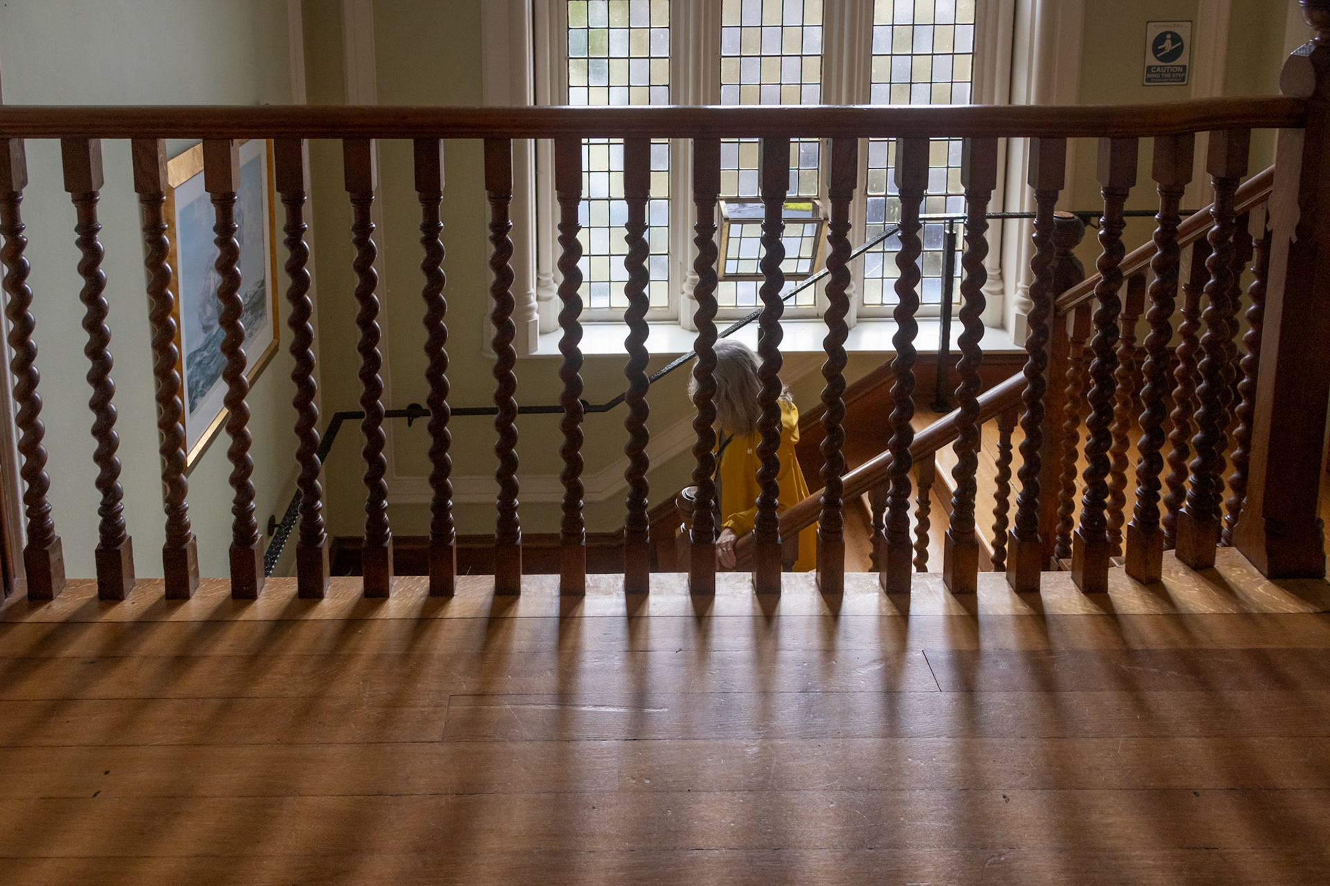 Kylemore Abbey banniester detail