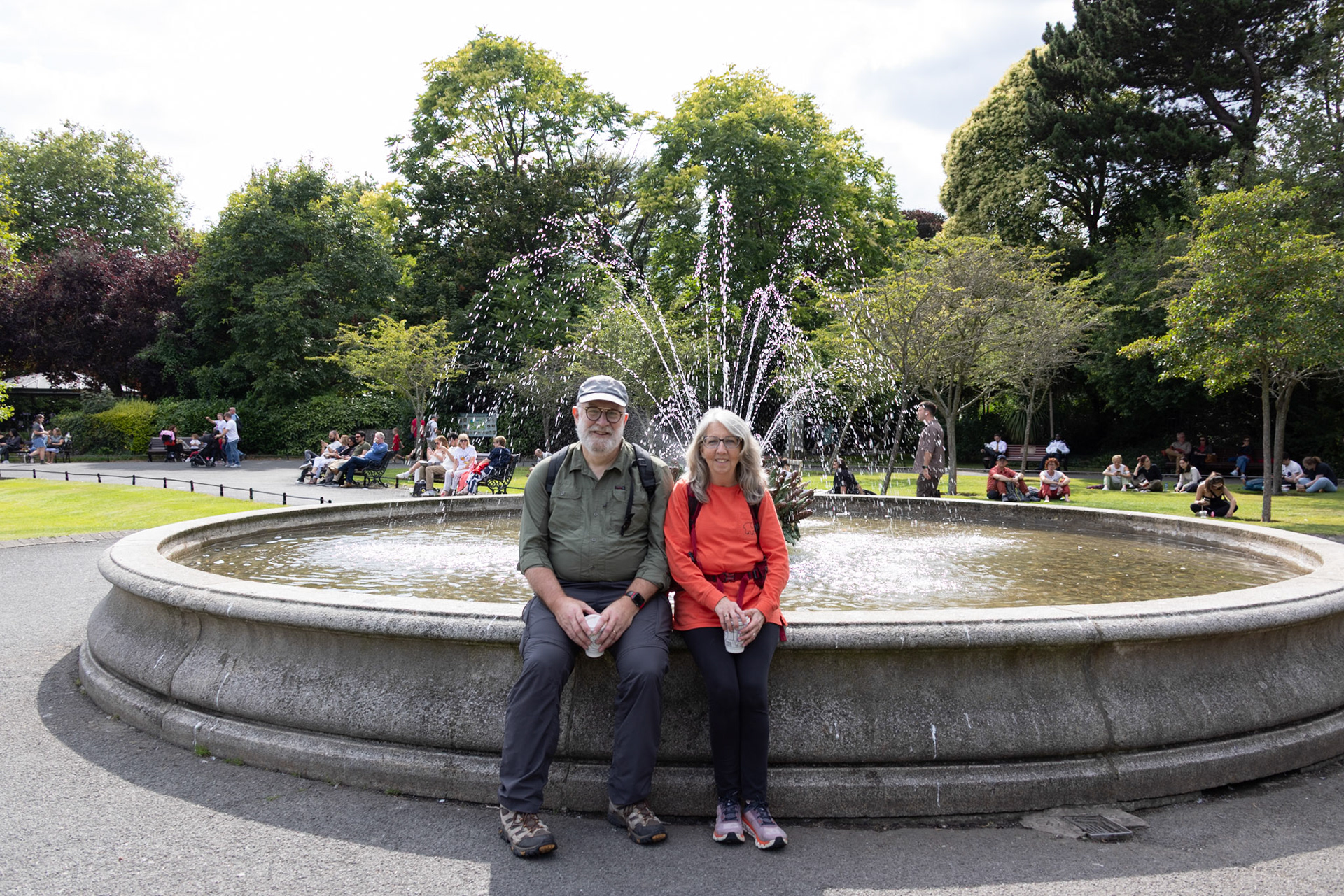 Us at St Stephen's Green, Dublin