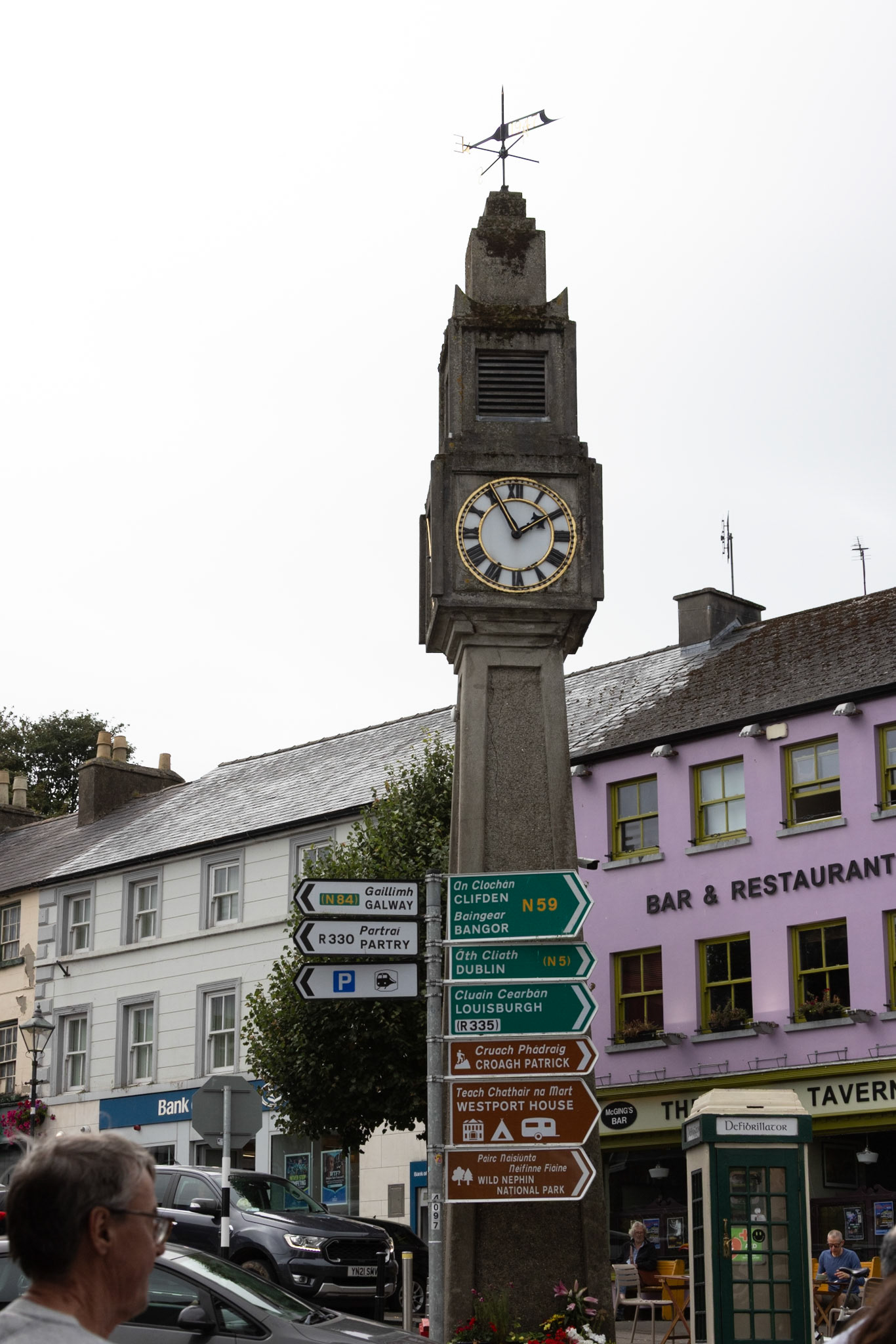 Four faced liar clock, Westport
