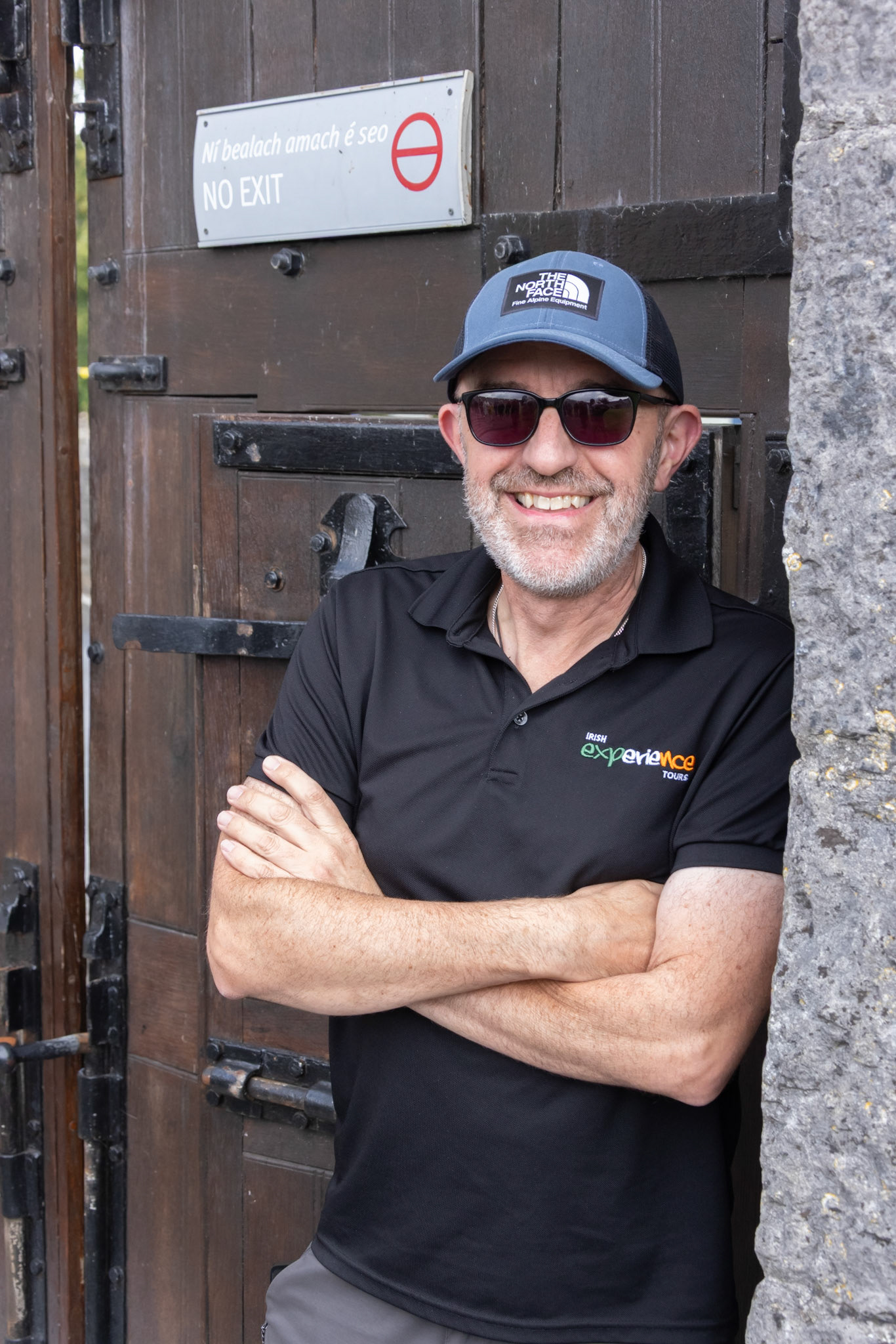 Anthony (our driver and guide) at Cahir Castle