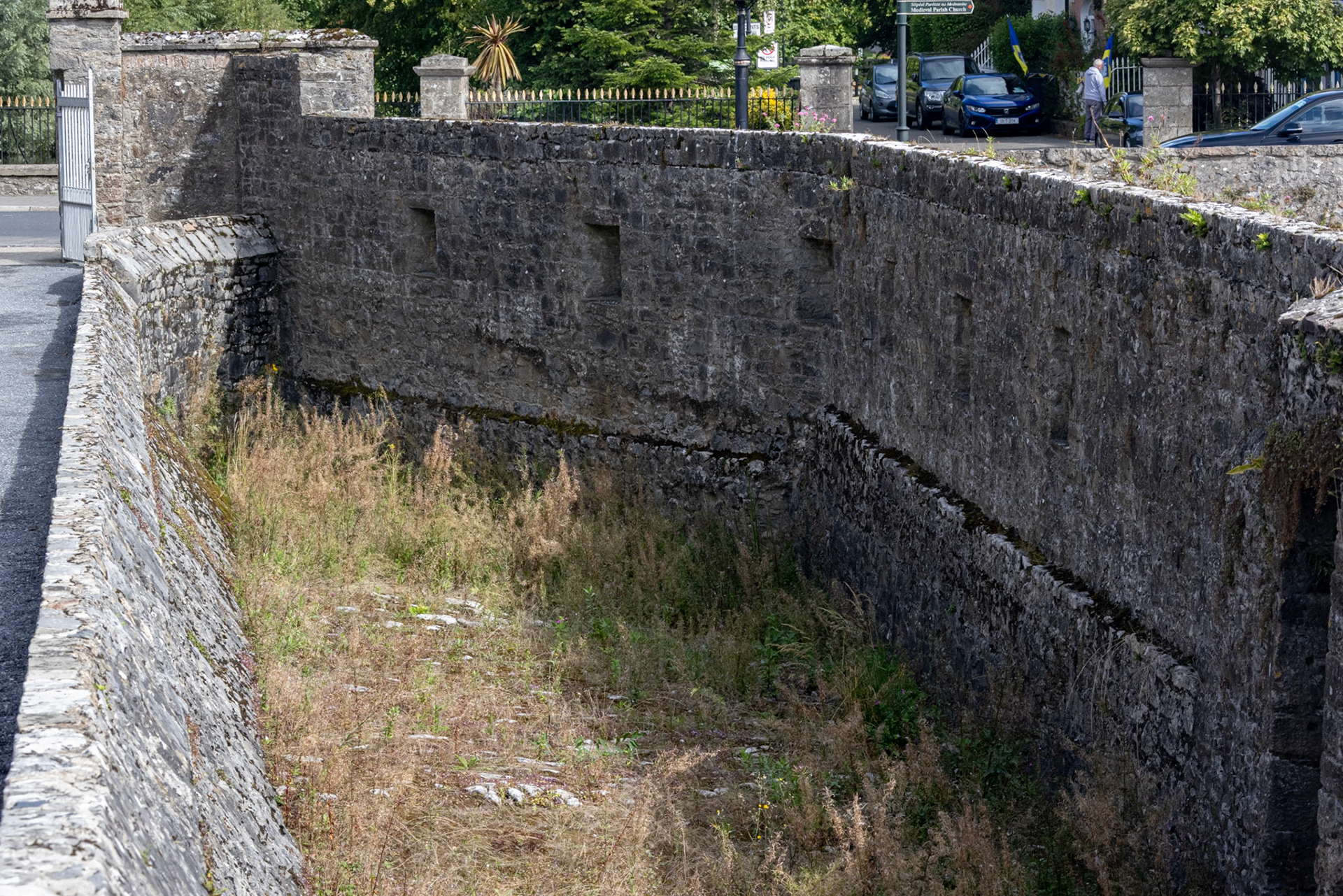 Cahir Castle curtain wall