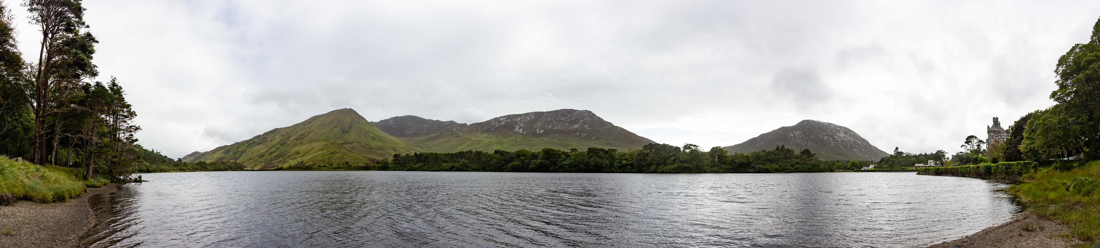 Pollacappul Lough from Kylemore Abbey