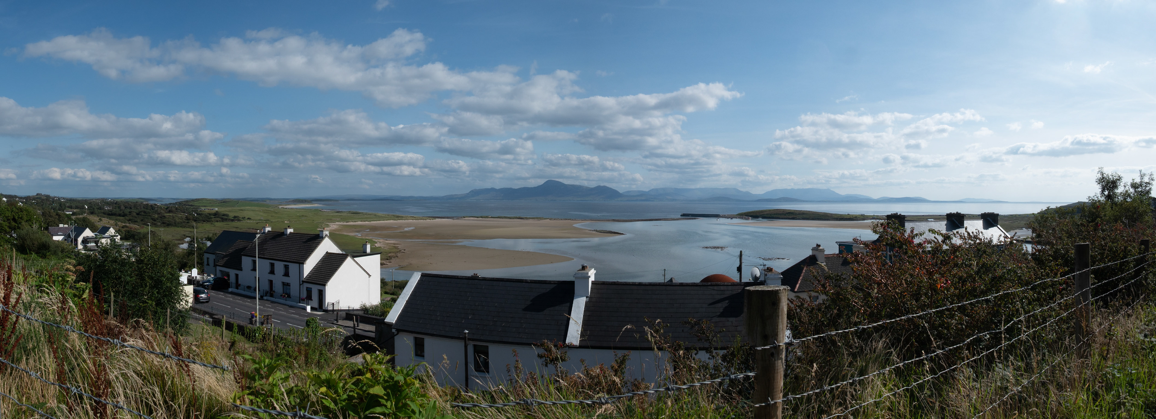 Clew Bay from the Great Western Greenway, Mulranny,