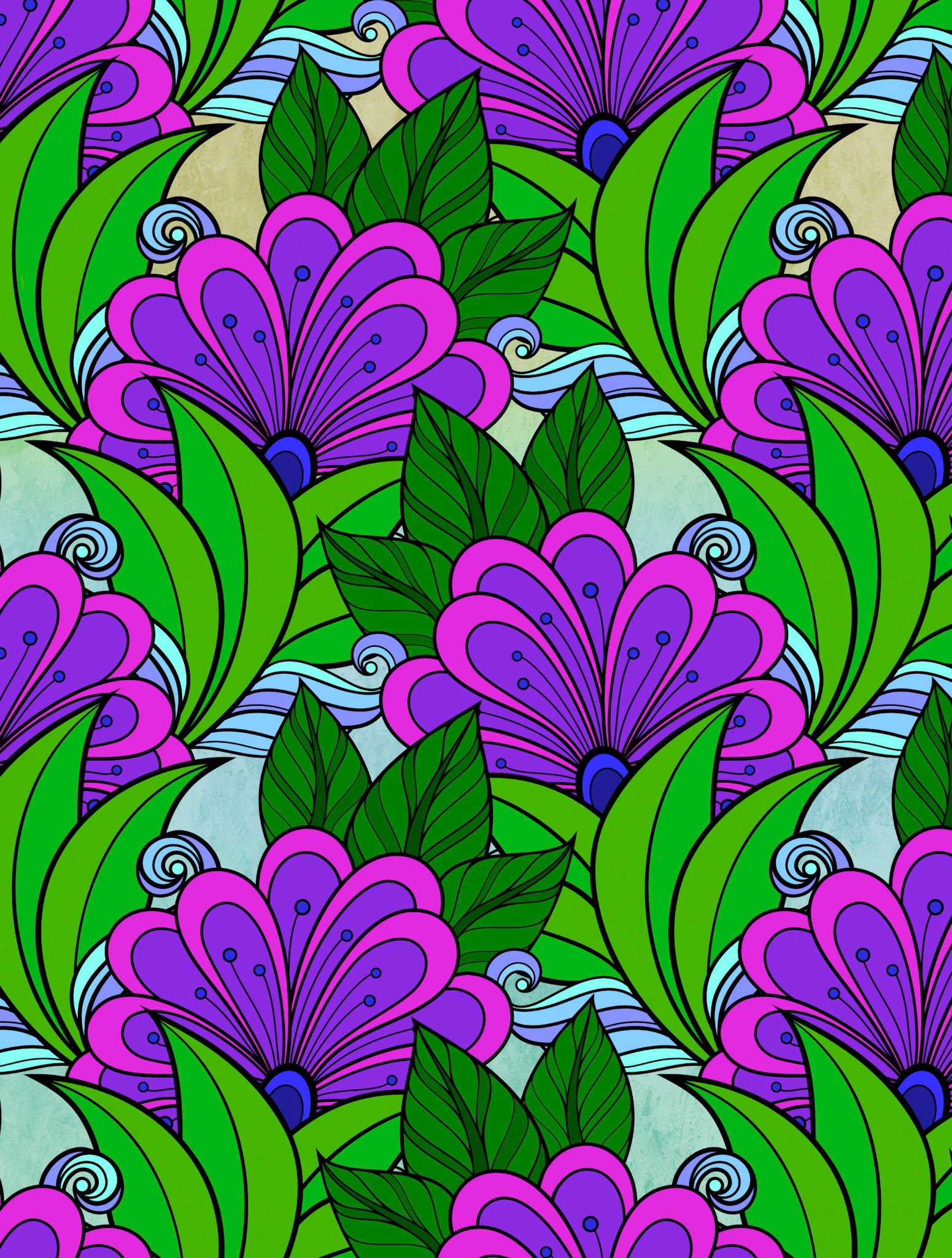 Simple pattern for relaxation