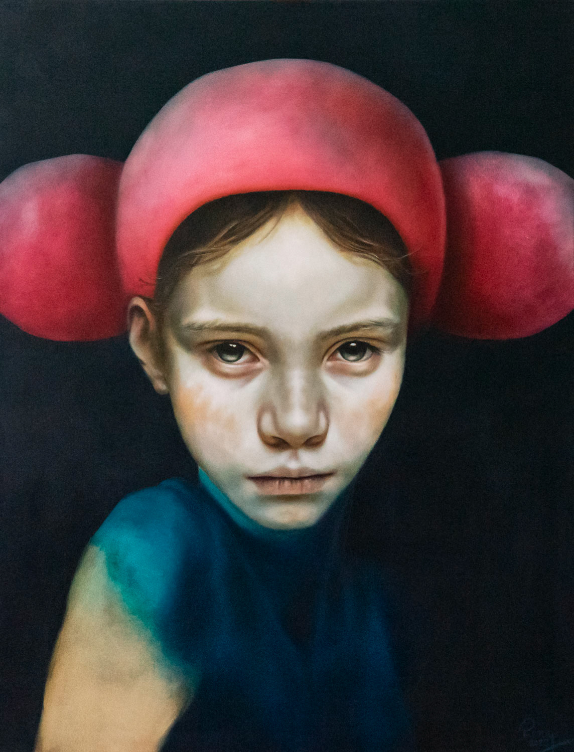 "FEMINAUTIN", 51,18x39,37 (130x100 cm), 2024, oil and acrylic on canvas,