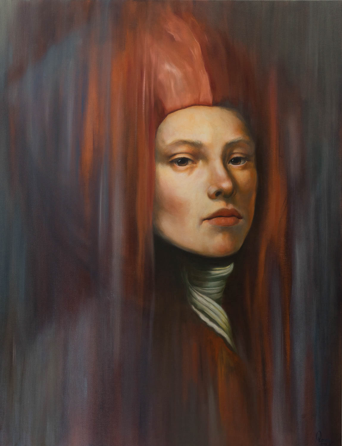 "HOHE PRISTERIN" 51,18x39,37 "(130x100cm), 2019, oil on canvas.