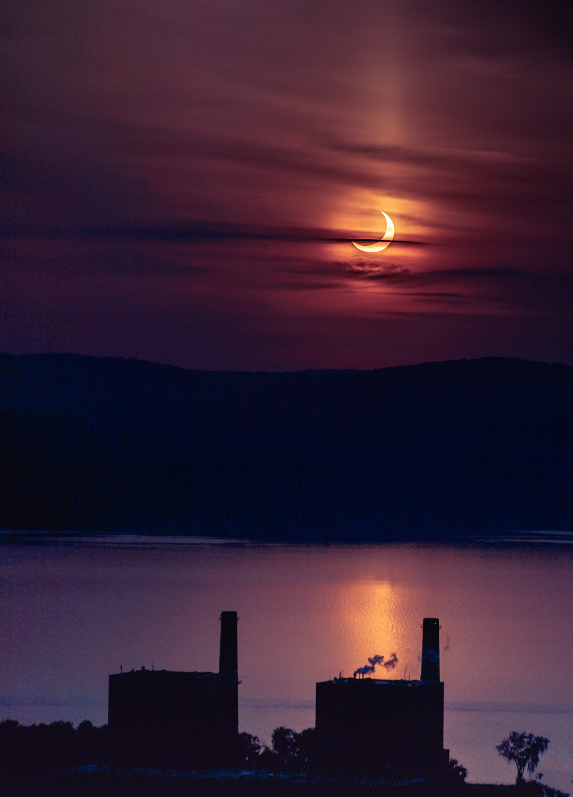 Sunrise Eclipse over Haverstraw, NY