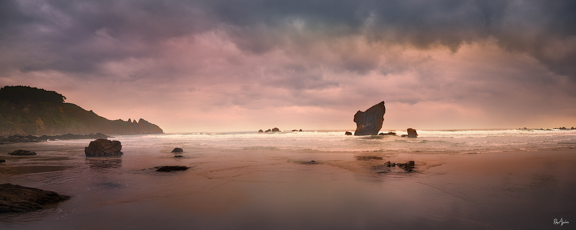 Playa de Aguilar, Asturias