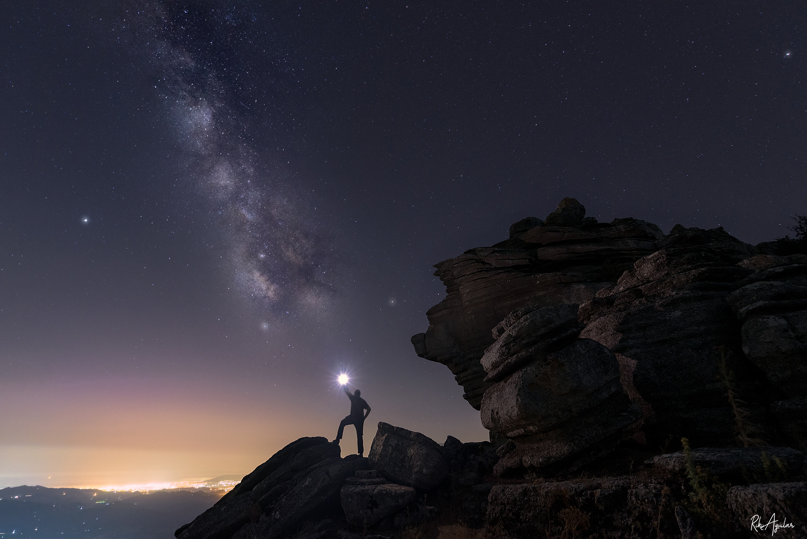 Vía Láctea, Torcal de Antequera, Málaga.
