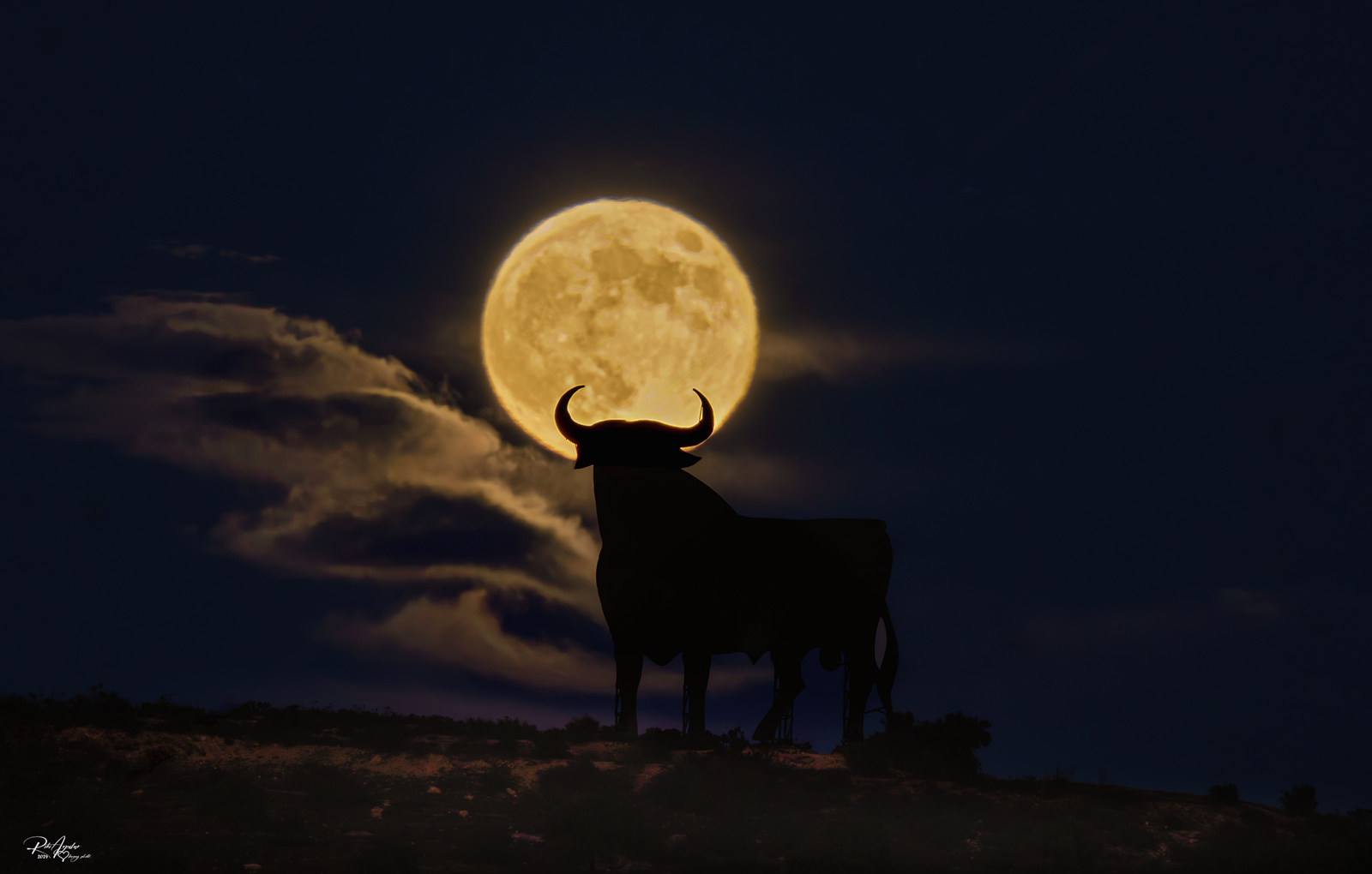 Luna del cazador. Almayate