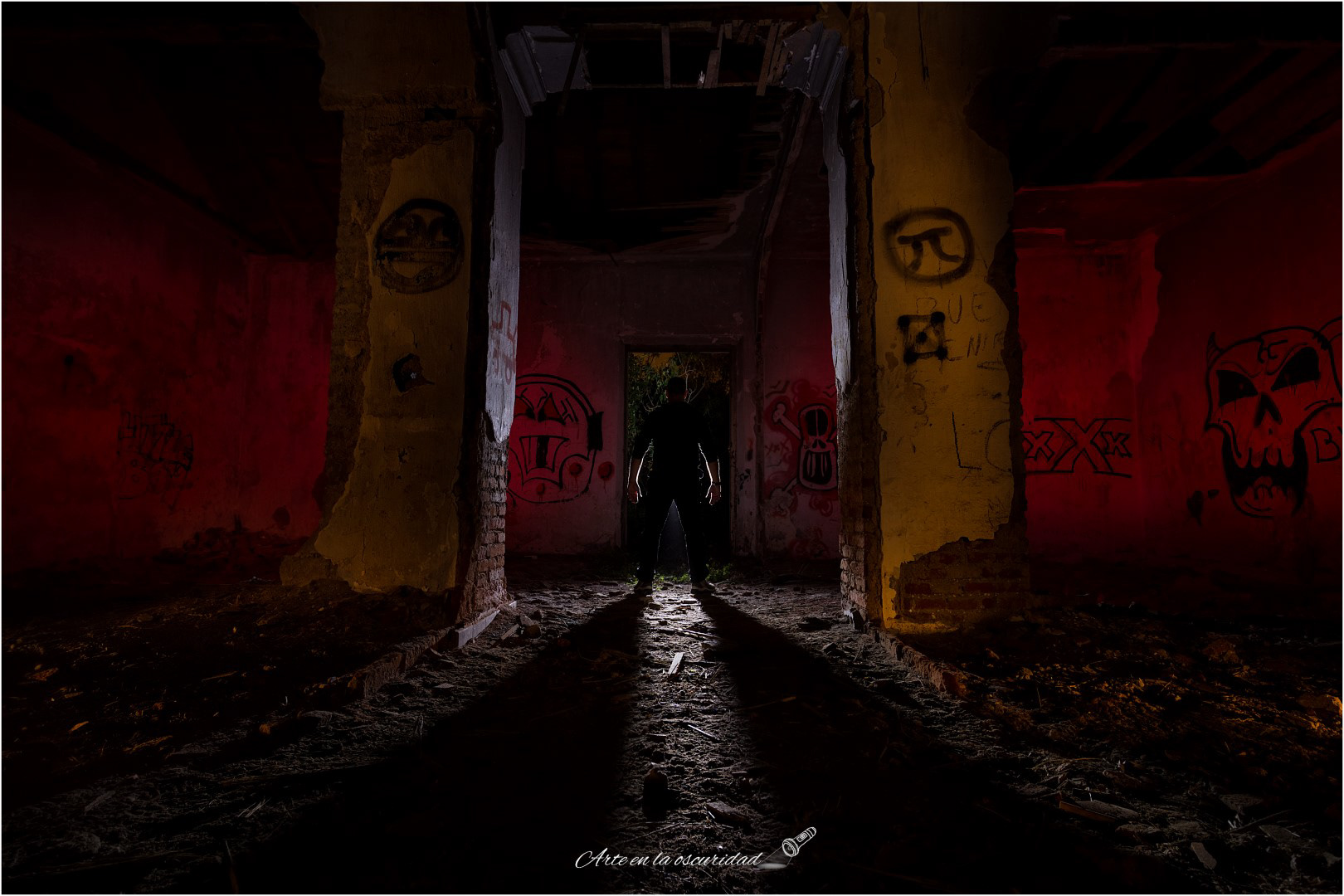 Jugando con luz, Málaga.