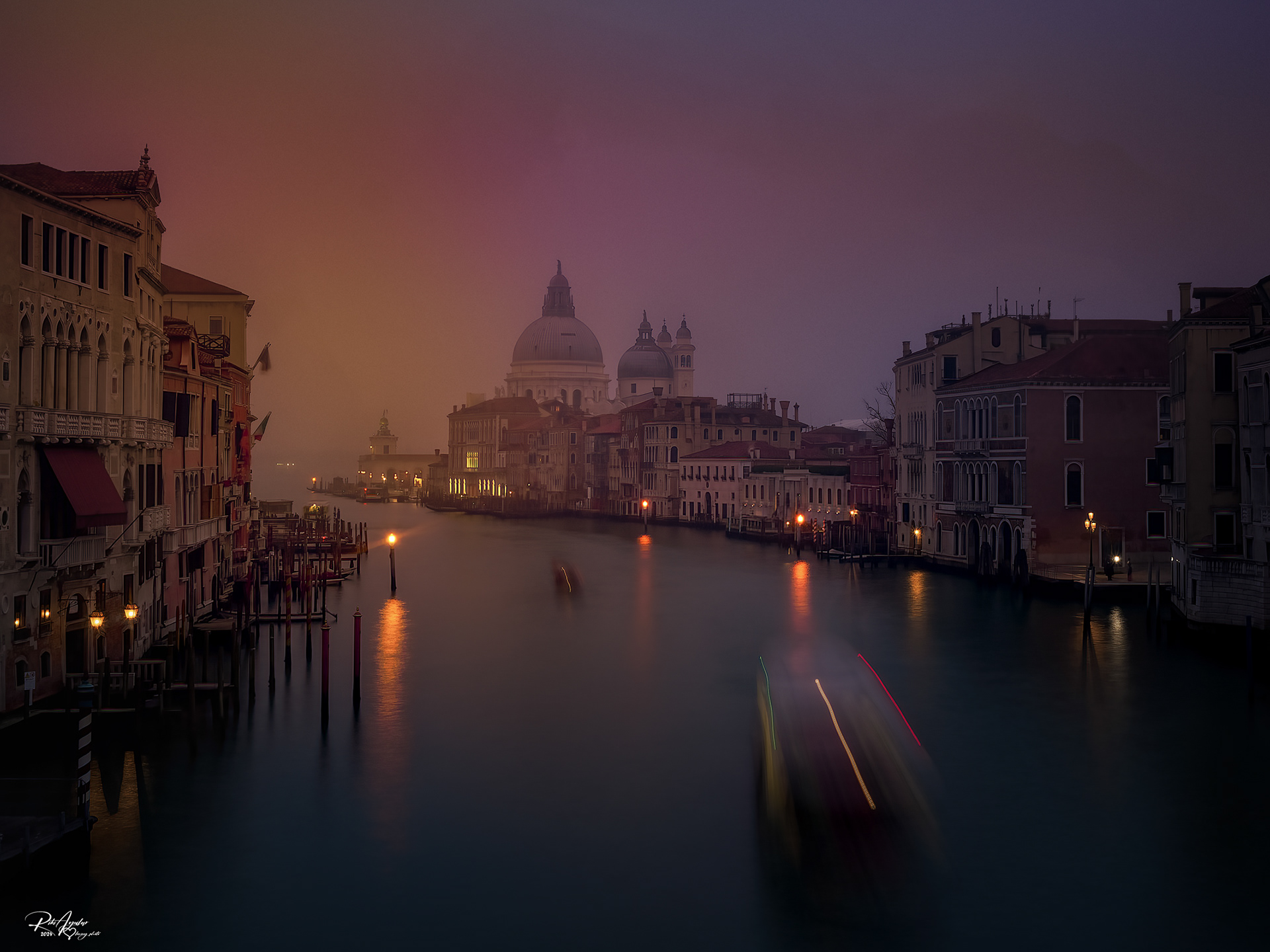 Desde el puente de La Academia, Venecia