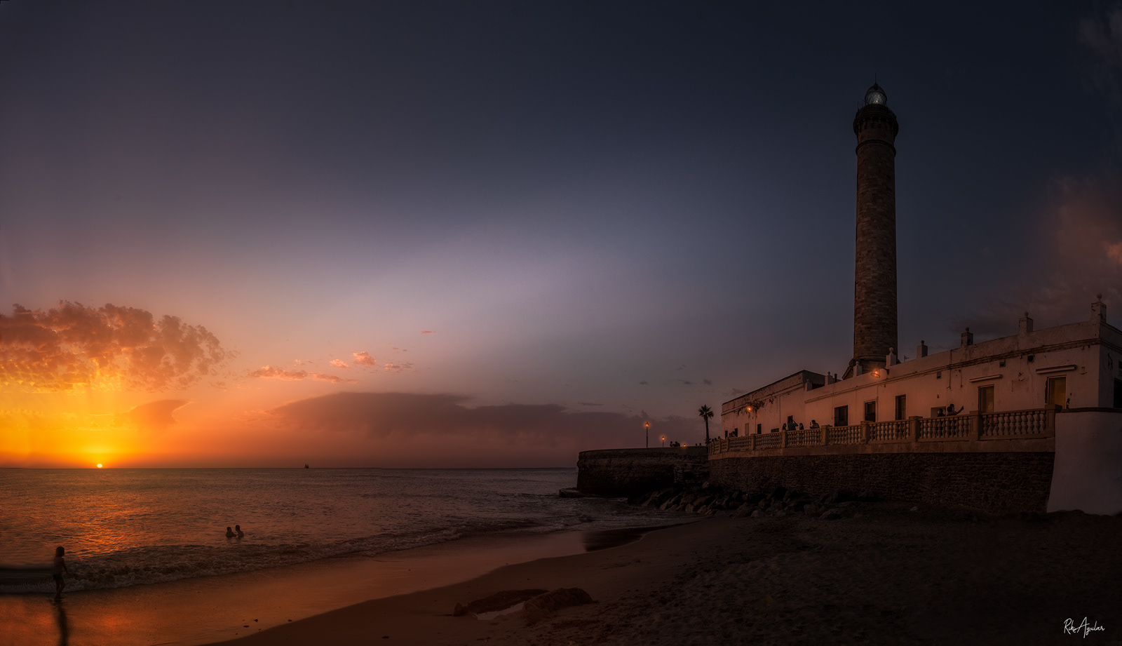 Atardecer en Chipiona, Cádiz.