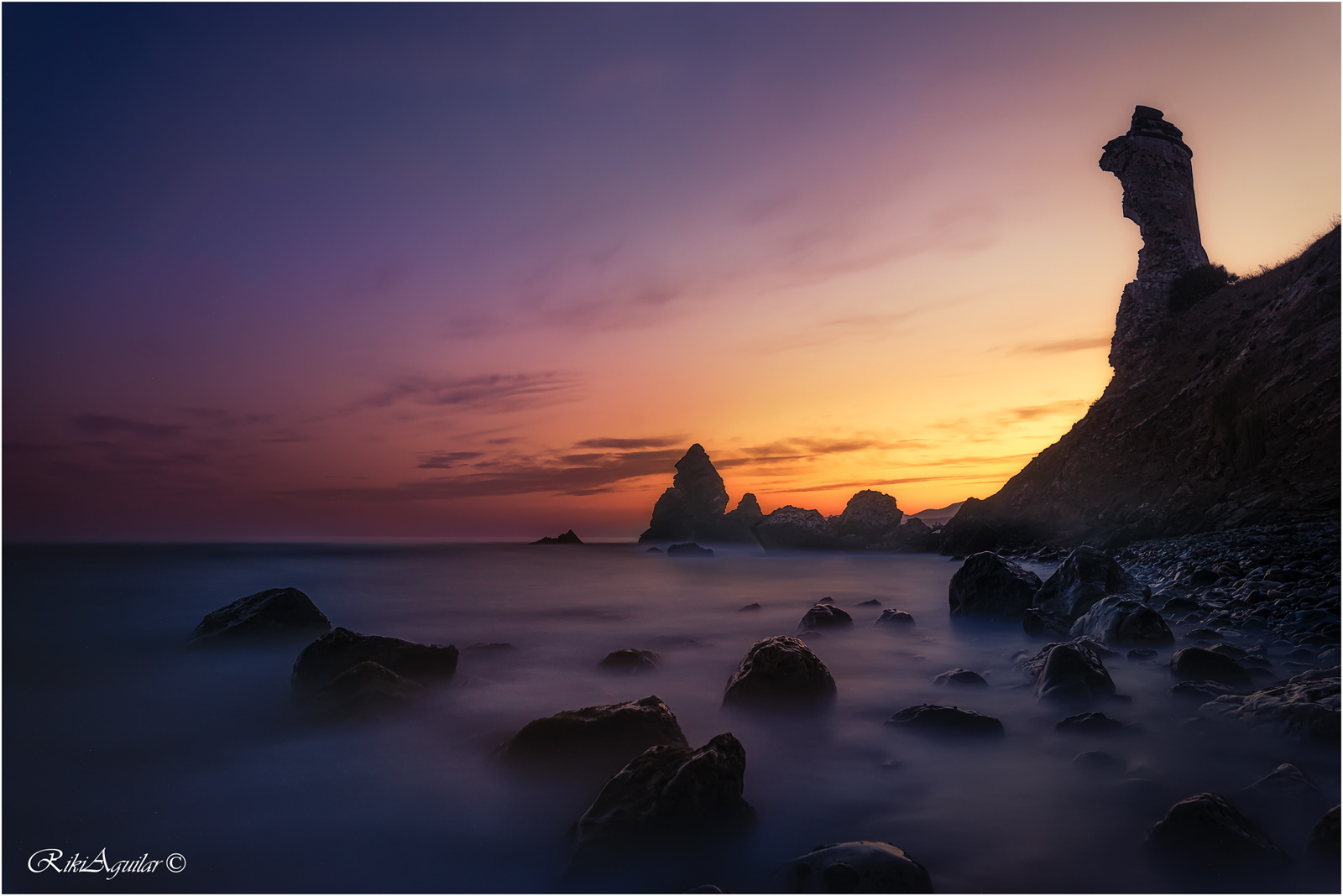 Cala del Molilno de Papel, Maro.
