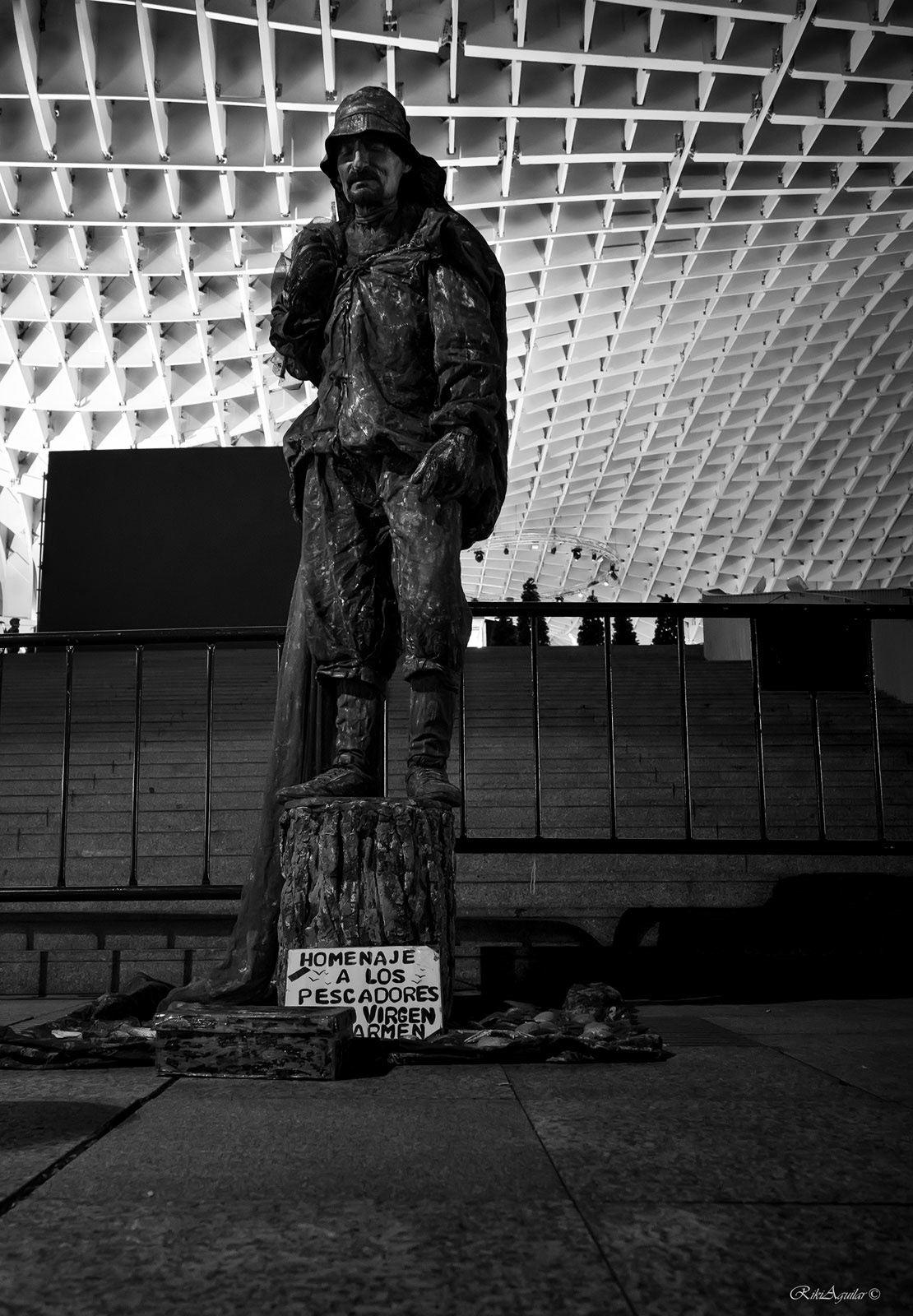 En las setas, Sevilla , por Navidad.