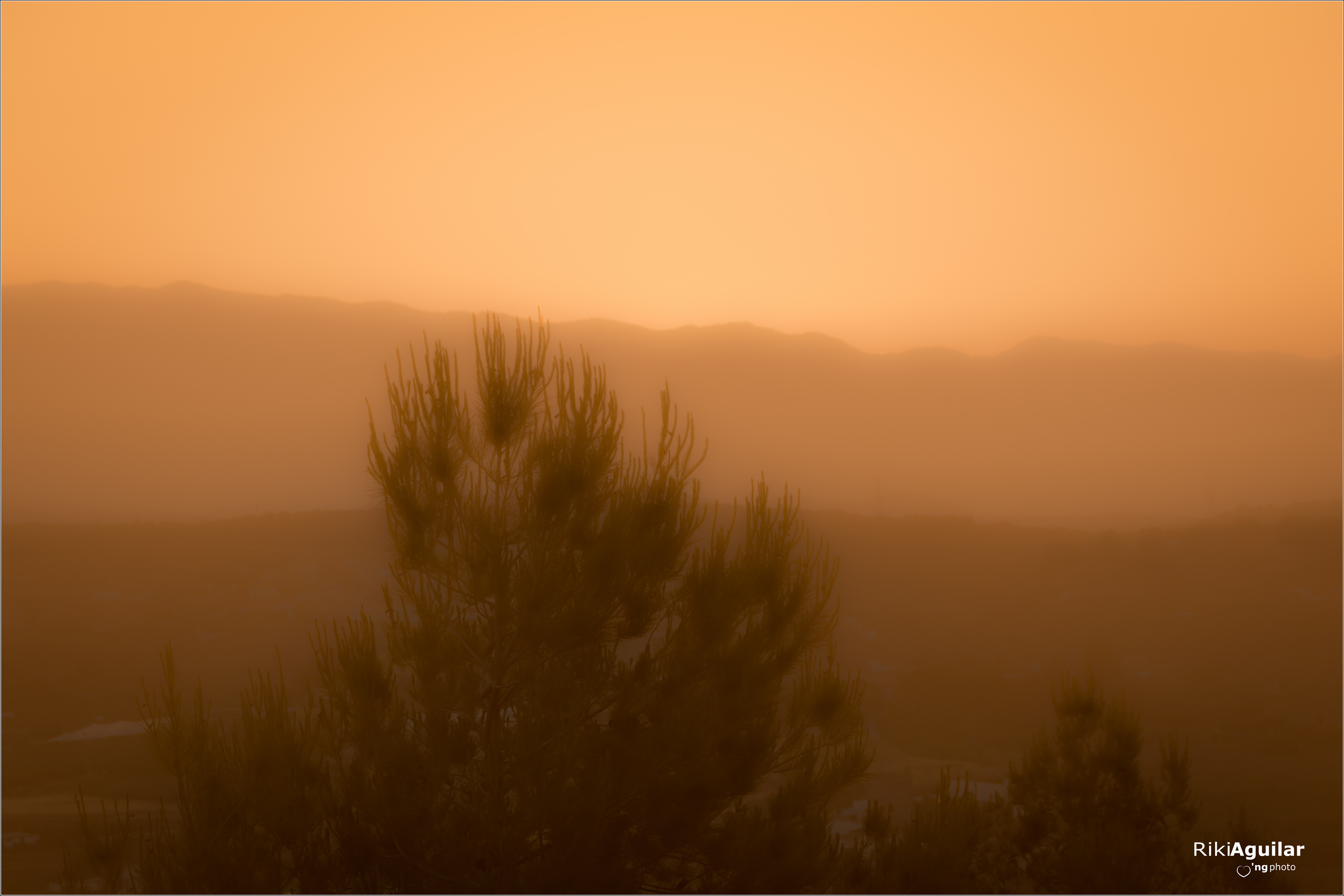 Atardecer, Alhaurín el Grande.