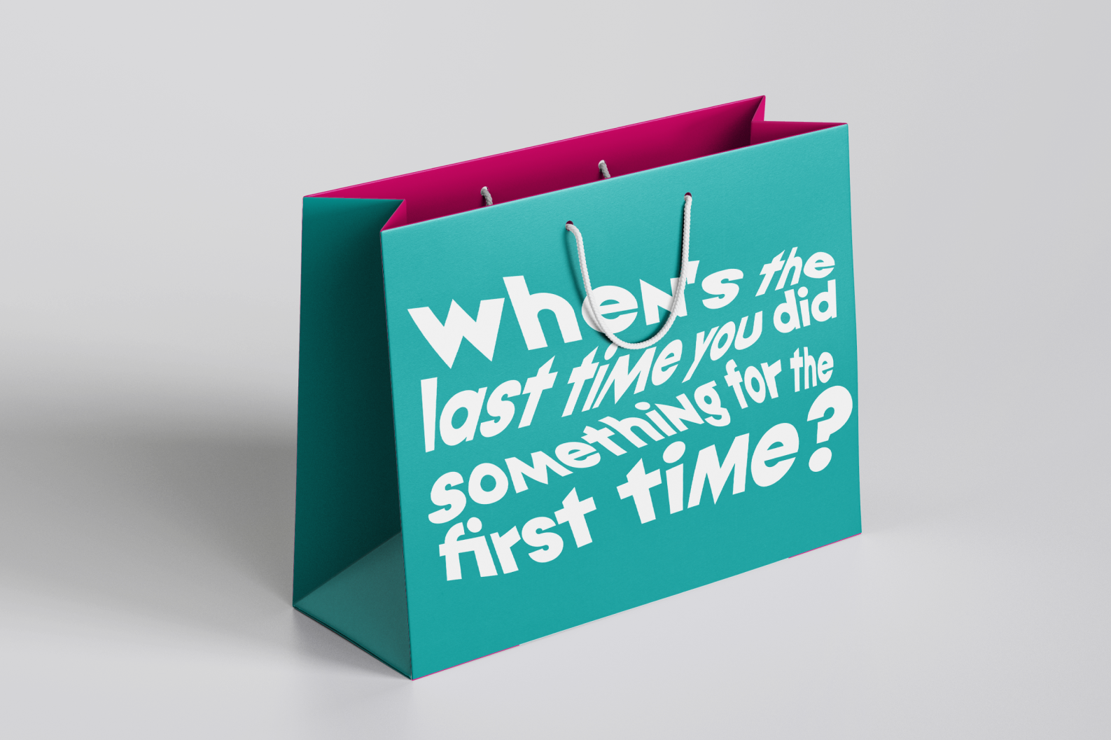 Varying rhetorical quotes printed onto packaging
