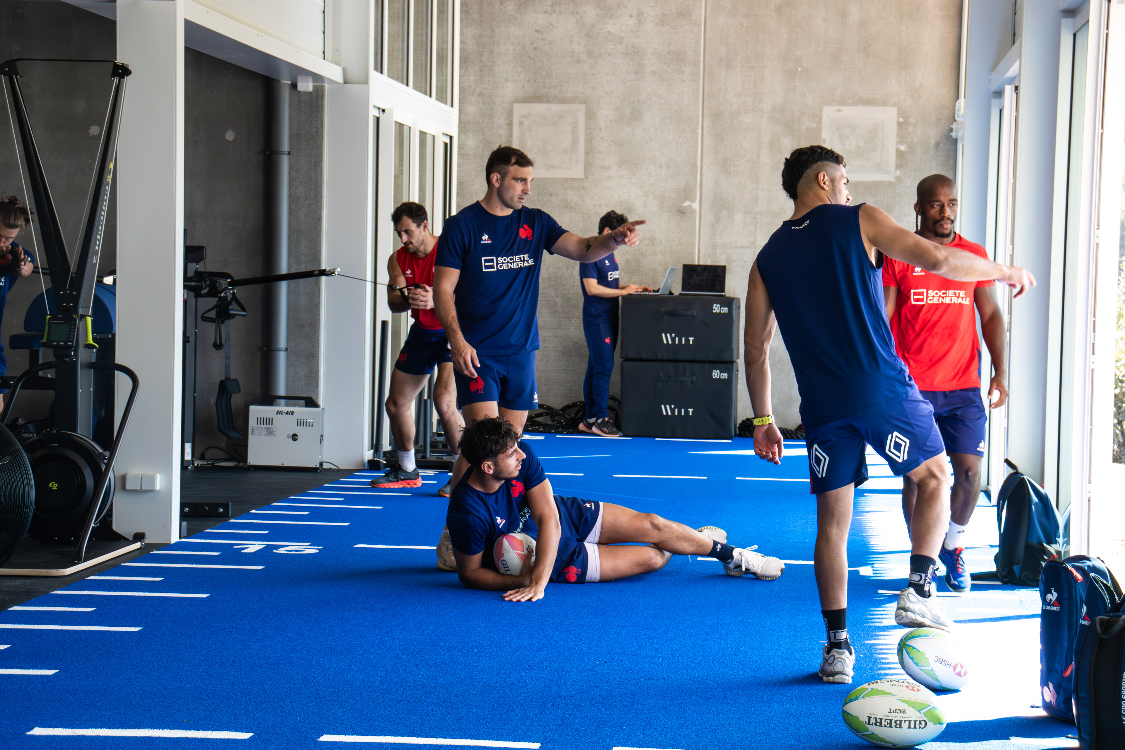 Stage de préparation olympiques - Équipe de France de rugby à 7