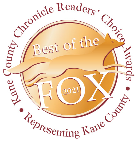 Logo showing that April Duda Photogrpahy won Best of the Fox in 2021