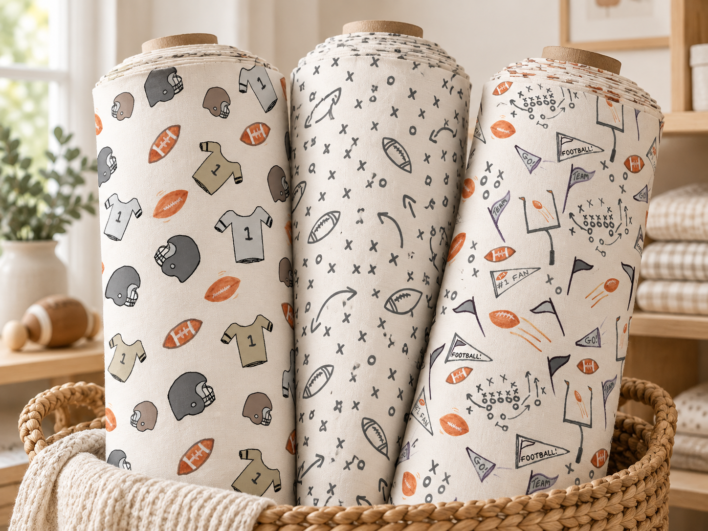 Fabric Rolls Mock Up