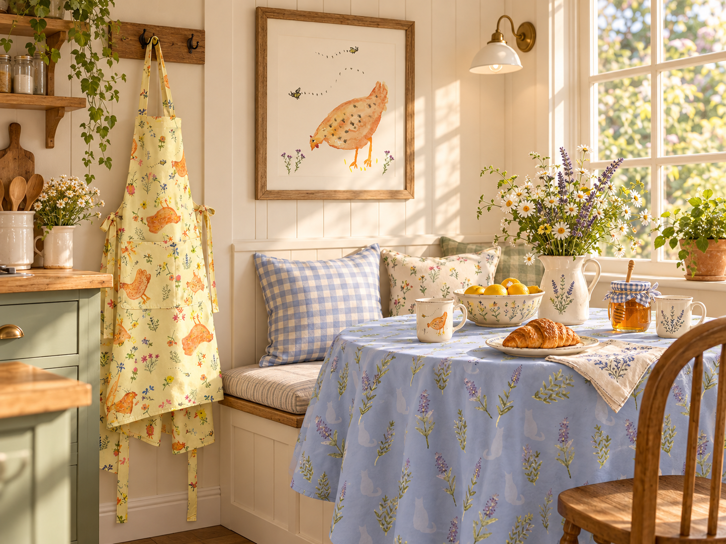 Sunny Kitchen Showcasing Designs