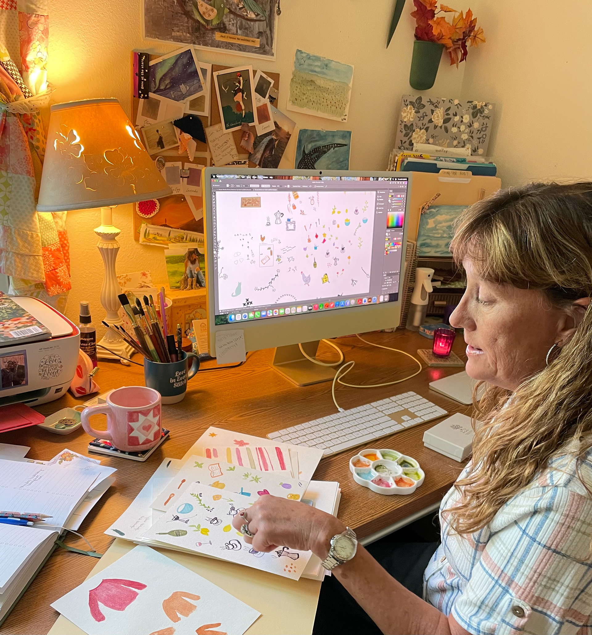 In my studio